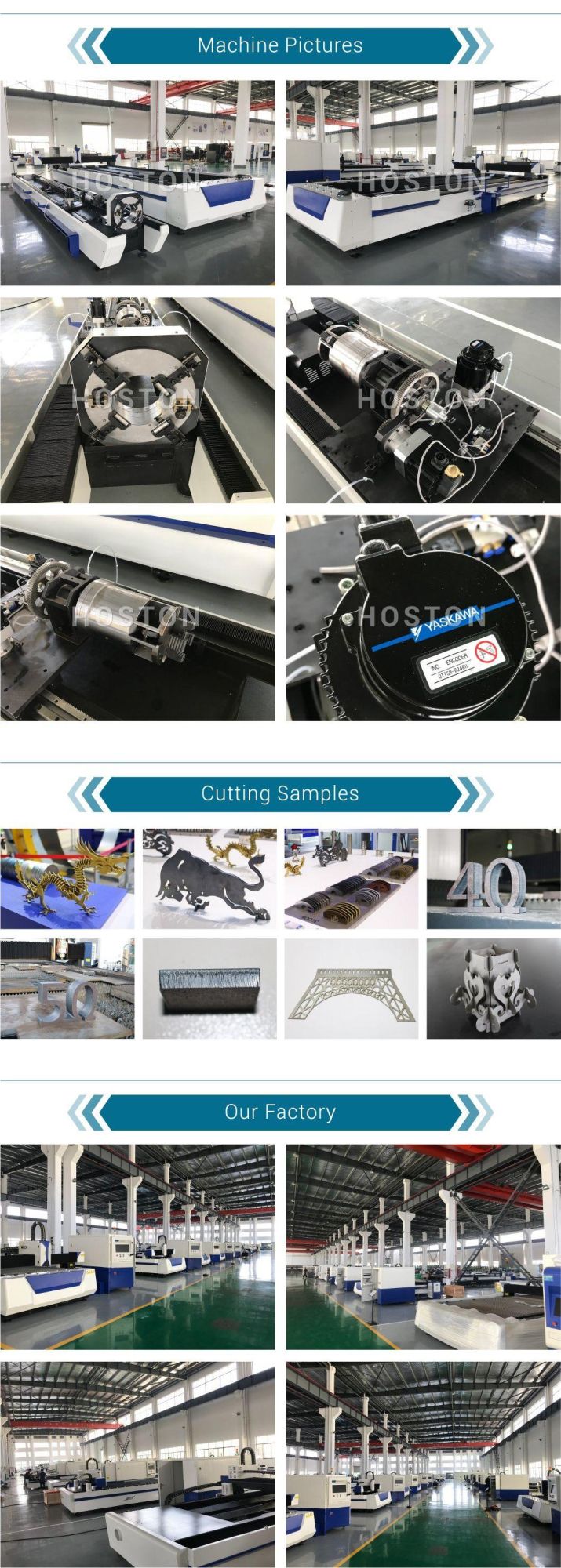 Large Area Metal Tube and Plate Fiber Laser Cutting Machine for 10mm Carbon Steel