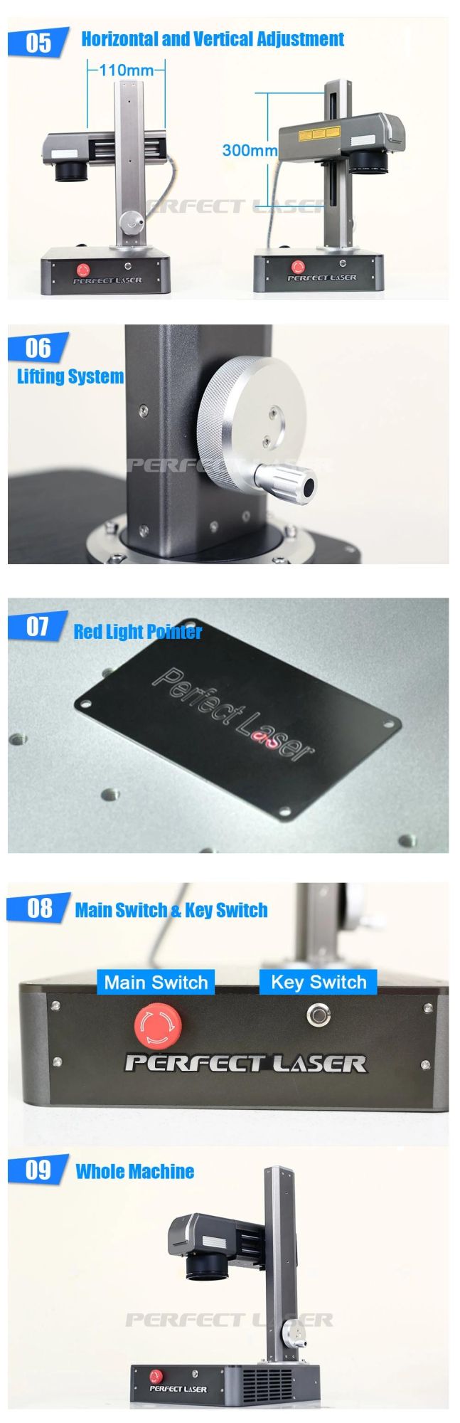 20W Mini Portable Fiber Dog Tag Metal Fiber Stainless Steel Laser Marking Engraving Machine