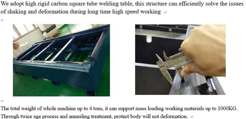 3000W CNC Fiber Laser Cutting Machine Designed for Metal