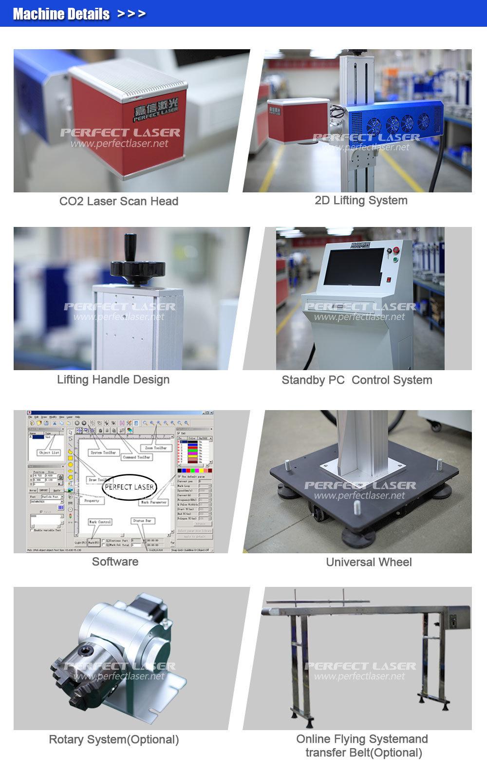 CO2 RF Tube Laser Marking Machine for Bottle