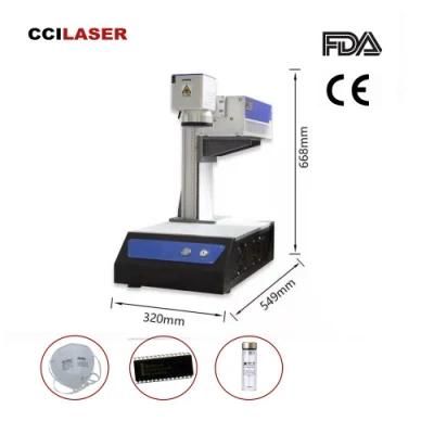 High Quality Air Cooling 3W 5W UV Qr Code Laser Marking Machine for Glass