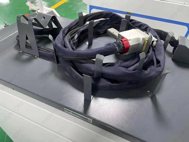 Aluminum CNC Fiber Laser Cleaning Machine with Handle for Sale
