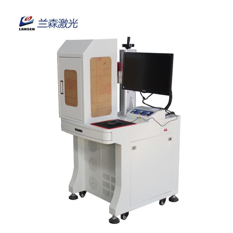 Safety 30W Galvo Scanner Semi Closed Fiber Laser Marker