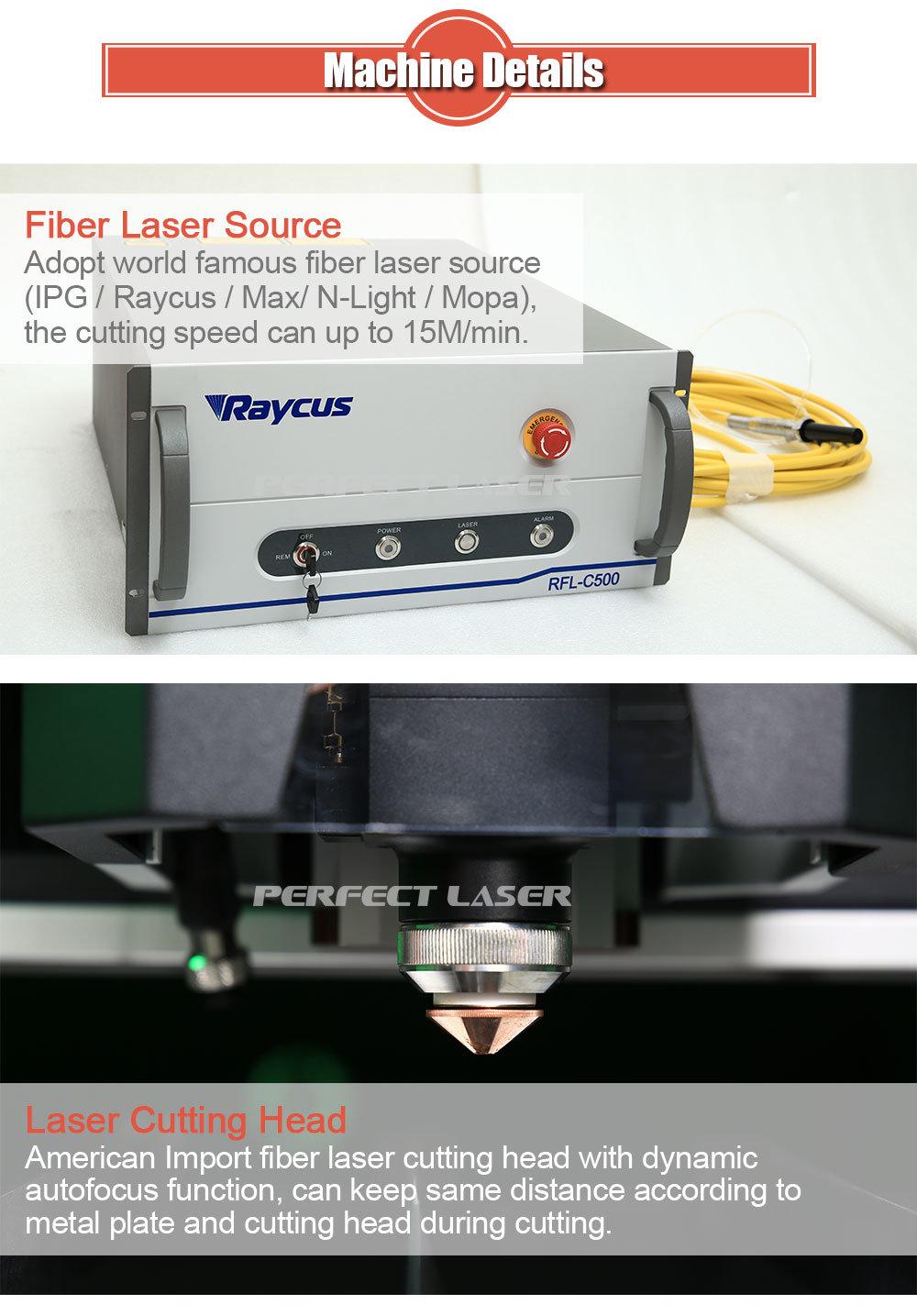 PE-F6060 1000W 600X600mm Carbon Steel Small Fiber Laser Cutting Machine