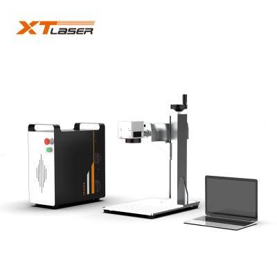 Xt Laser Mini Portable Type 20W 30W 50W Fiber Laser Marking Machine