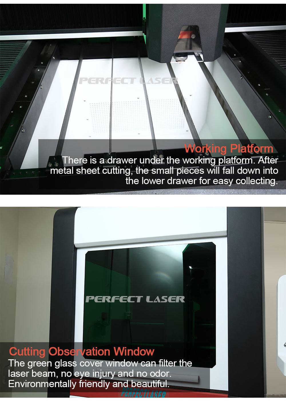 PE-F6060 1000W 600X600mm Carbon Steel Small Fiber Laser Cutting Machine