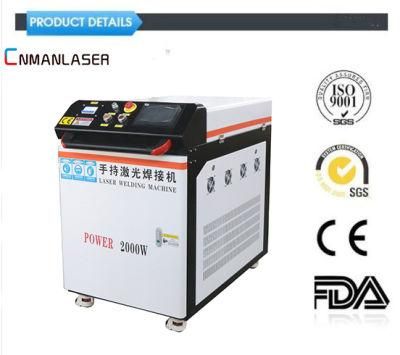 China 1000W 1500W 2000W Industrial Portable Handheld CNC Auto Fiber Laser Welding Machine Price for Jewelry, Aluminum, Stainless Steel