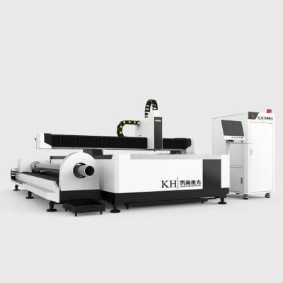 Kht-6020 Fiber Laser Tube Cutting Machine Fully-Automatic Cheap Laser machine Made in China