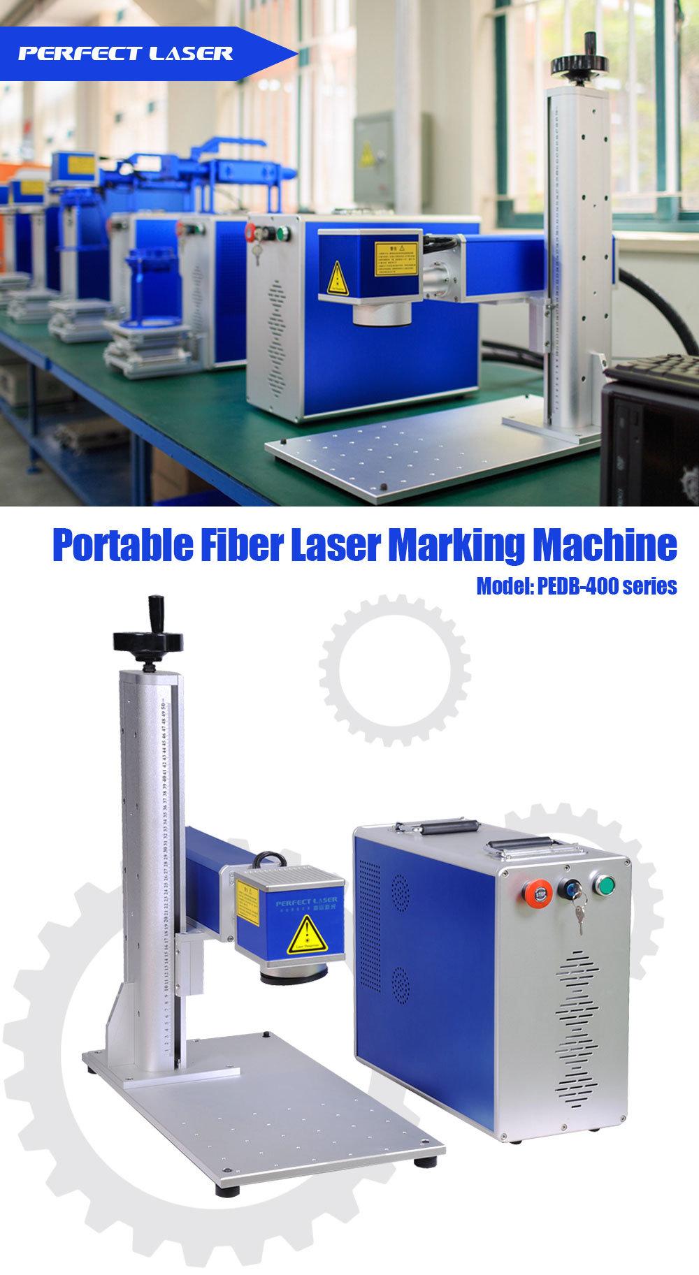 High Speed Desktop Stainless Steel Aluminum Fiber Laser Marking Machine