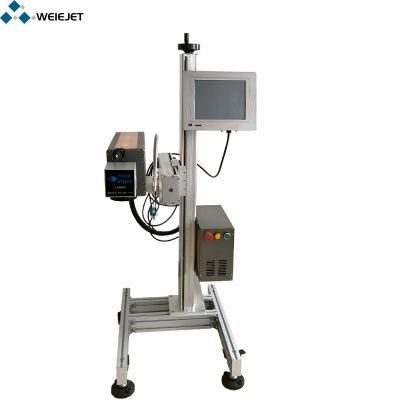 CO2 Flying Printing Machine &amp; Laser Printer for Wood/Food/Water Bottles