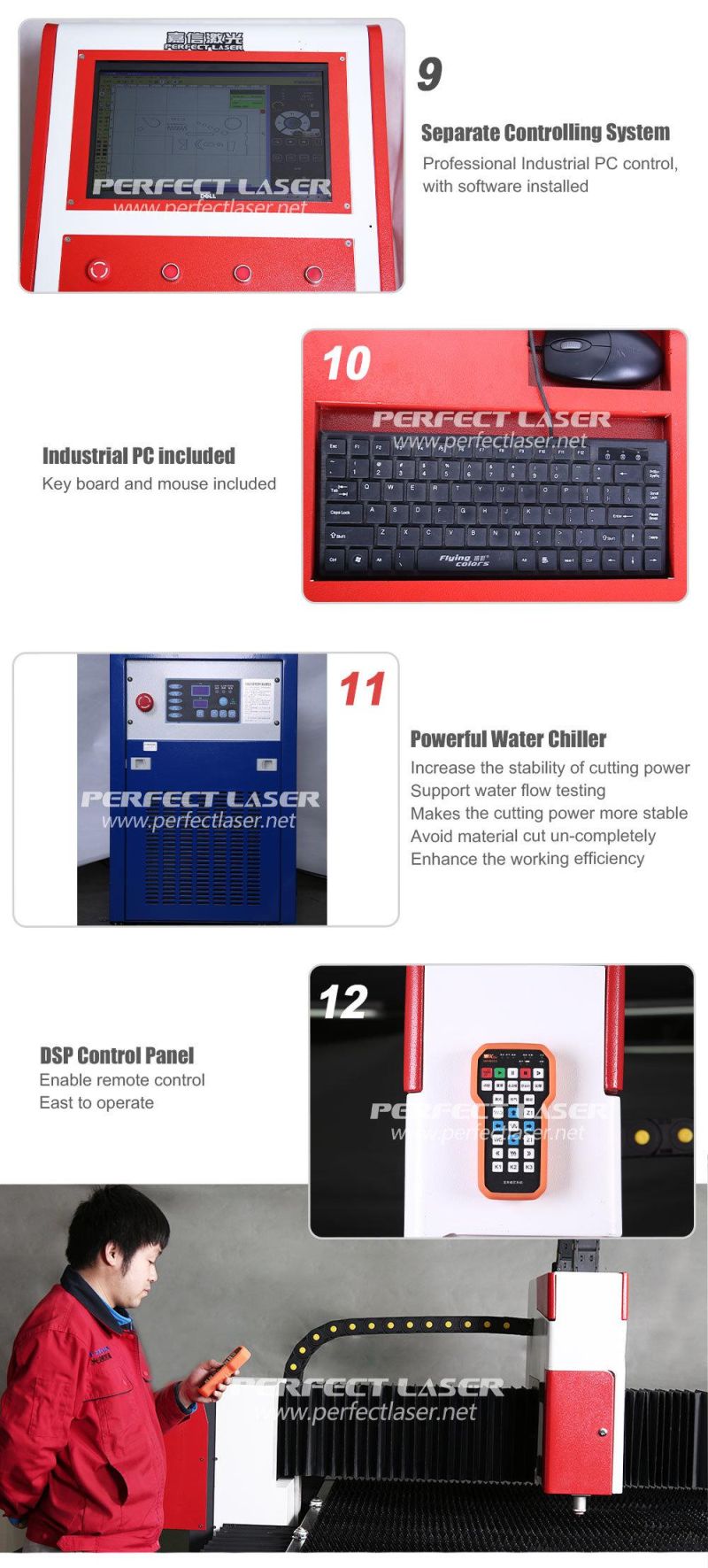 Factory Directly Supply 3mm Stainless Steel CNC Fiber Laser Cut Machine
