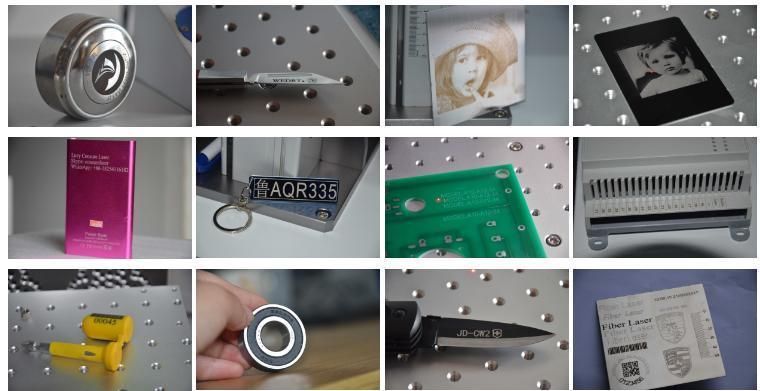 Mopa Color Dynamic Fiber Laser Rotary Marking 20W 30W 50W Marker Machine for Jewelry Bird Tag