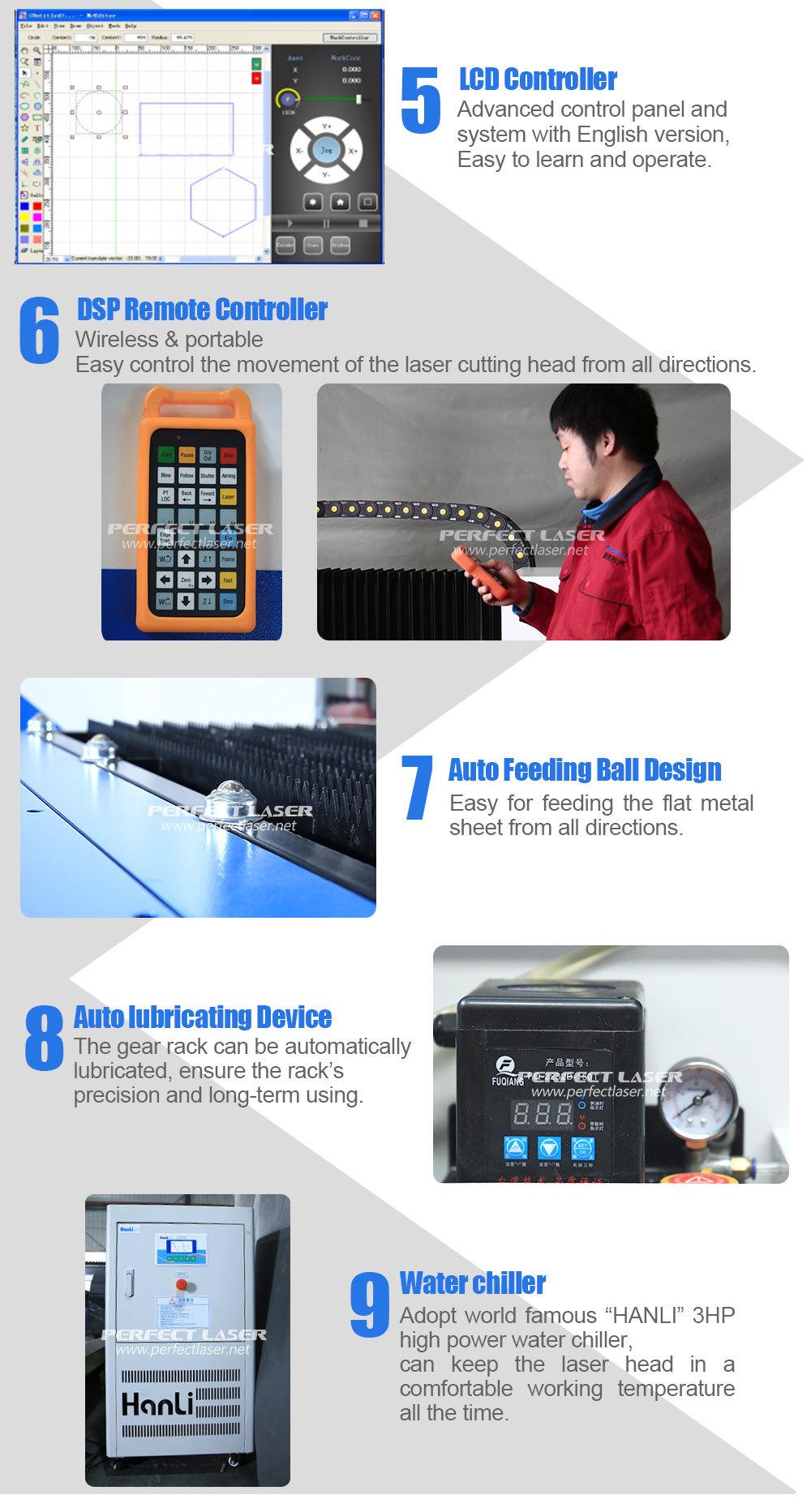 1000W 2000W Metal Pipe and Sheet Fiber Laser Cutting Machine