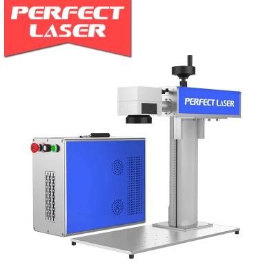 Plastic Buttons Engraving Machine with Ipg Laser Source