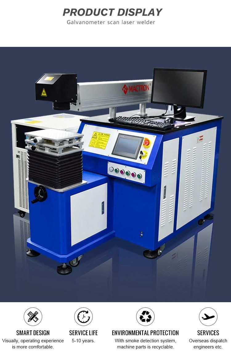 300W Aluminium Stainless Steel Spot Laser Welding Machine for Sale