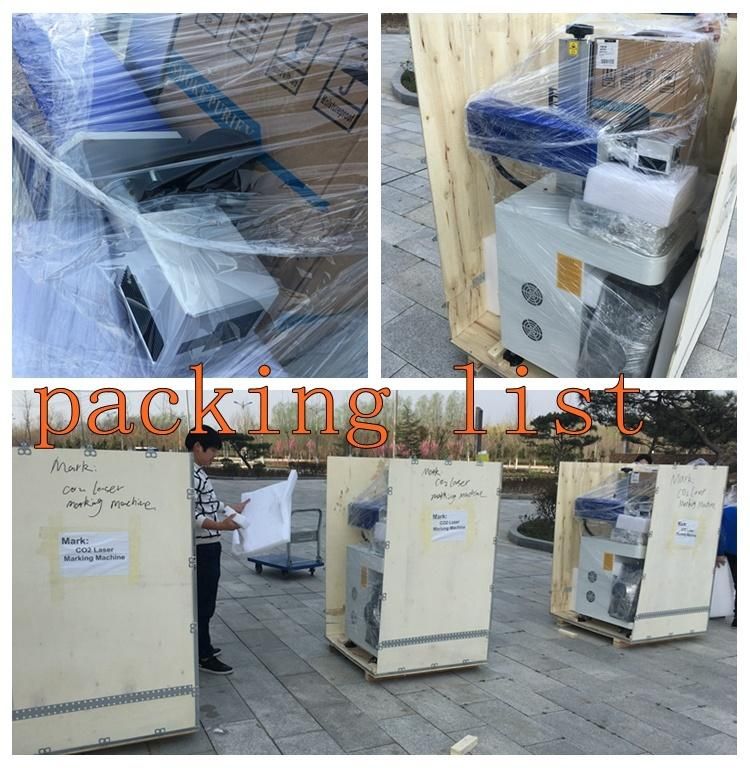 CNC Portable Davi Synrad 30W 55W 60W CO2 Optic Galvo Laser Marking Engraving Cutting Machine for Wood Leather Acrylic