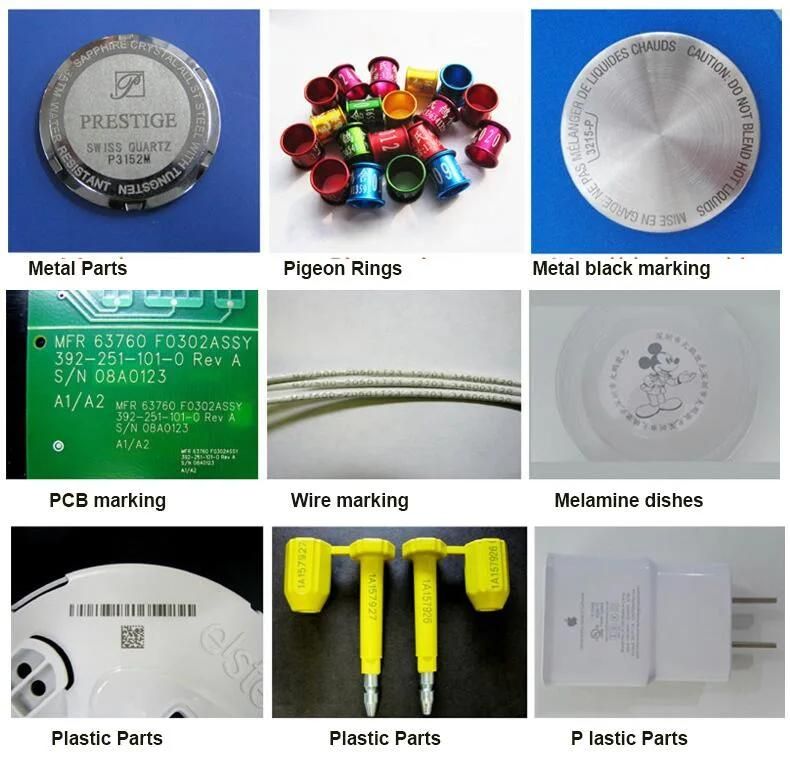 Metal Jewelry 20W Desktop Optical Fiber Laser Engraving Marking Machine