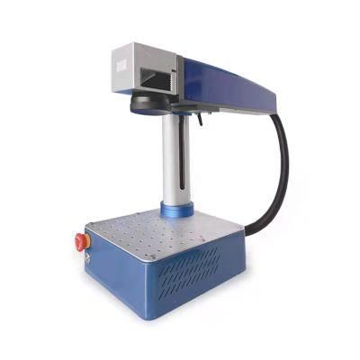 Good Anti-Counterfeit Fiber Laser Printer for Metal Leather Ear Tags Laser Marking Machine