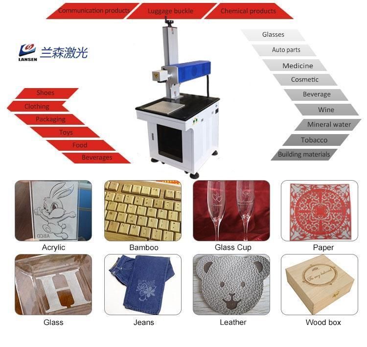 Galvo CO2 Laser Marking Machine for Wood Acrylic 30W Davi