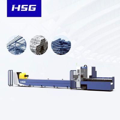 High Quality Stainless Steel Aluminum Copper CNC Carbon Steel Sheet Metal or Tube Pipe Automatic Fiber Laser Cutting Cutter Machine