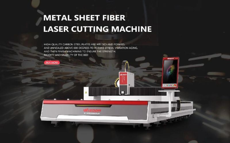 Smart CNC Laser Cutter Metal Sheet Fiber laser Cutting Machine 1kw-3kw