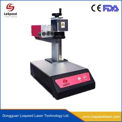 Ultraviolet Laser Printing 3W 5W Mini Portable Jewelry UV Laser Marking Machine for Metal Plastic