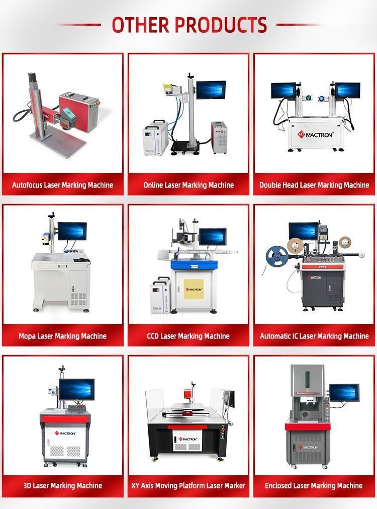 Simple Operation 30W 3D Fiber Laser Marking Machine