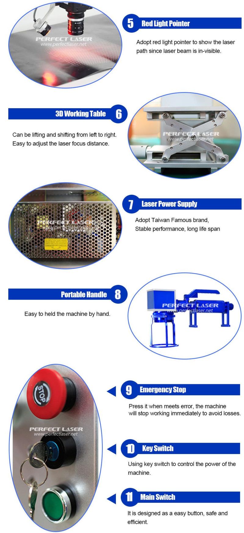 Handheld Mini 20W 30W Fiber Laser Marking Machine for Plastic and Metal