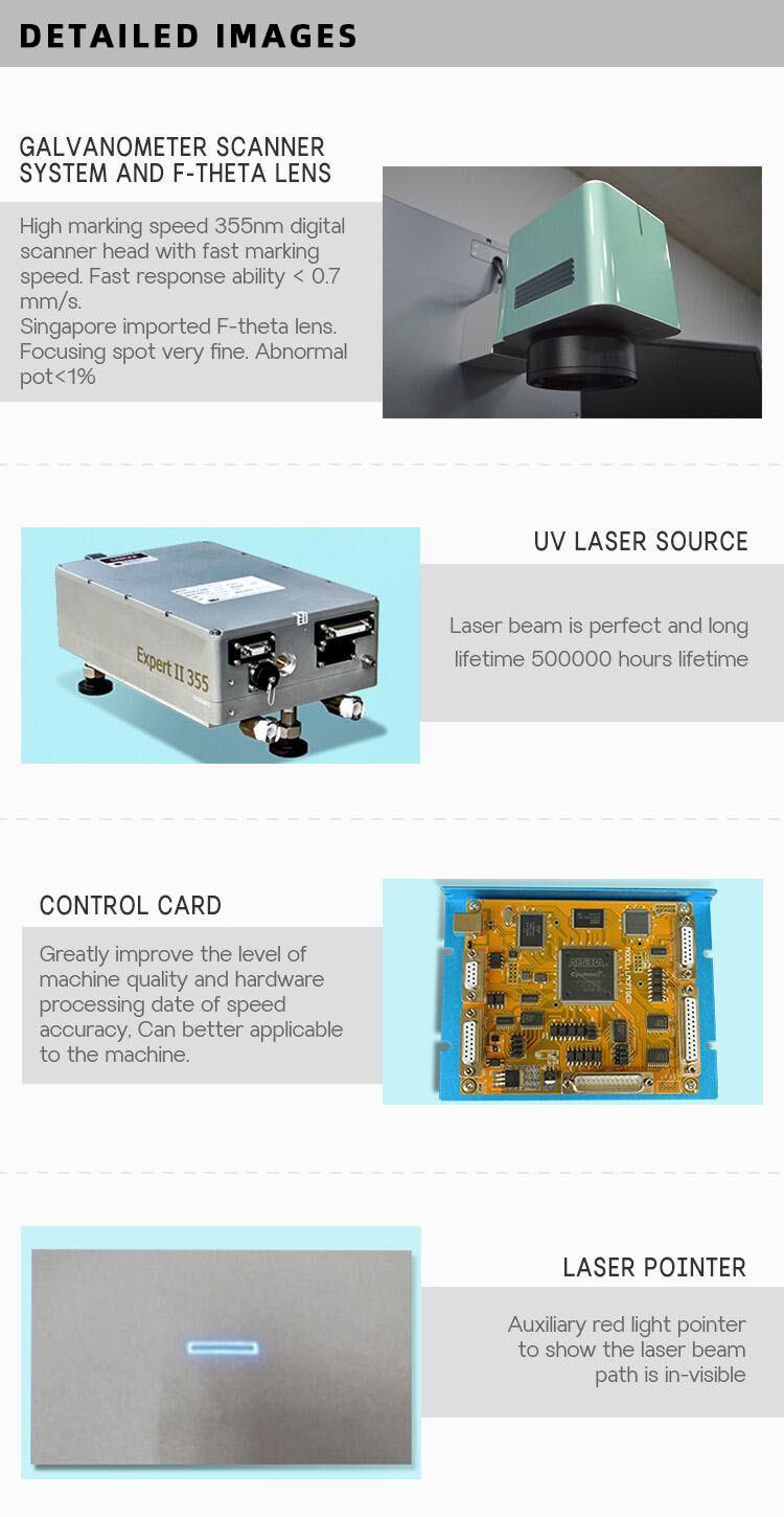 Cheap High Speed UV Laser Marking Machine to All Materials Metal with Nonmetal