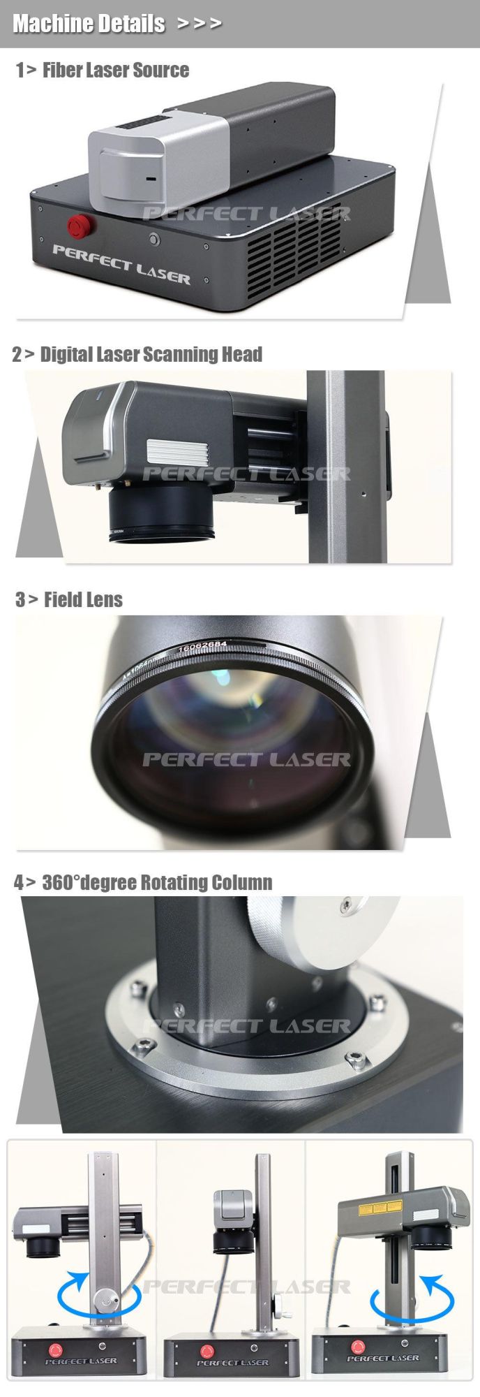 Desktop Mini 20W Metal Logo Fiber Laser Marking Machine
