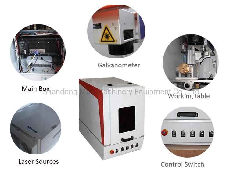 Ezcad High Speed Deep Carving Laser Marking Machine for Gold and Silver