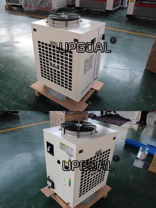 300W Textile Fabric Cloth CO2 Laser Cutting Machine with Two-Way Movable Dual Head