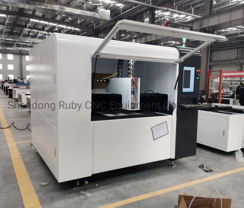 CNC Metal Stainless Steel Aluminum Laser Cutting machinery Fiber 1000W