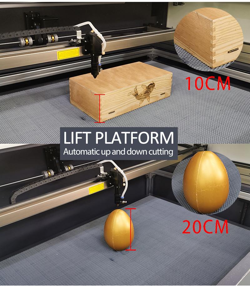 High Quality 150 Watts Wood Craft Laser Engraving Cutting Machine Exporter