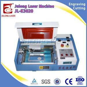300*200 Mini CO2 40W Laser Rubber Stamp Engraving Machine From China