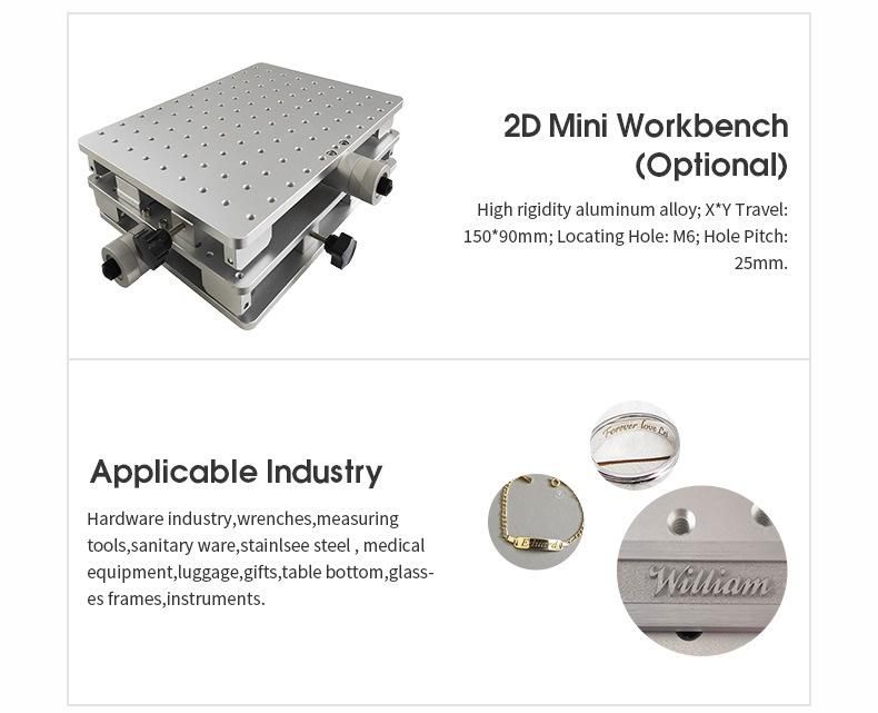 Fiber Laser Marking Engraving Machine Laser Engraver Marker