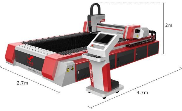 Water Cooling Metal Tube Pipe Cutting Machine 3000W, 1000W, 2000W