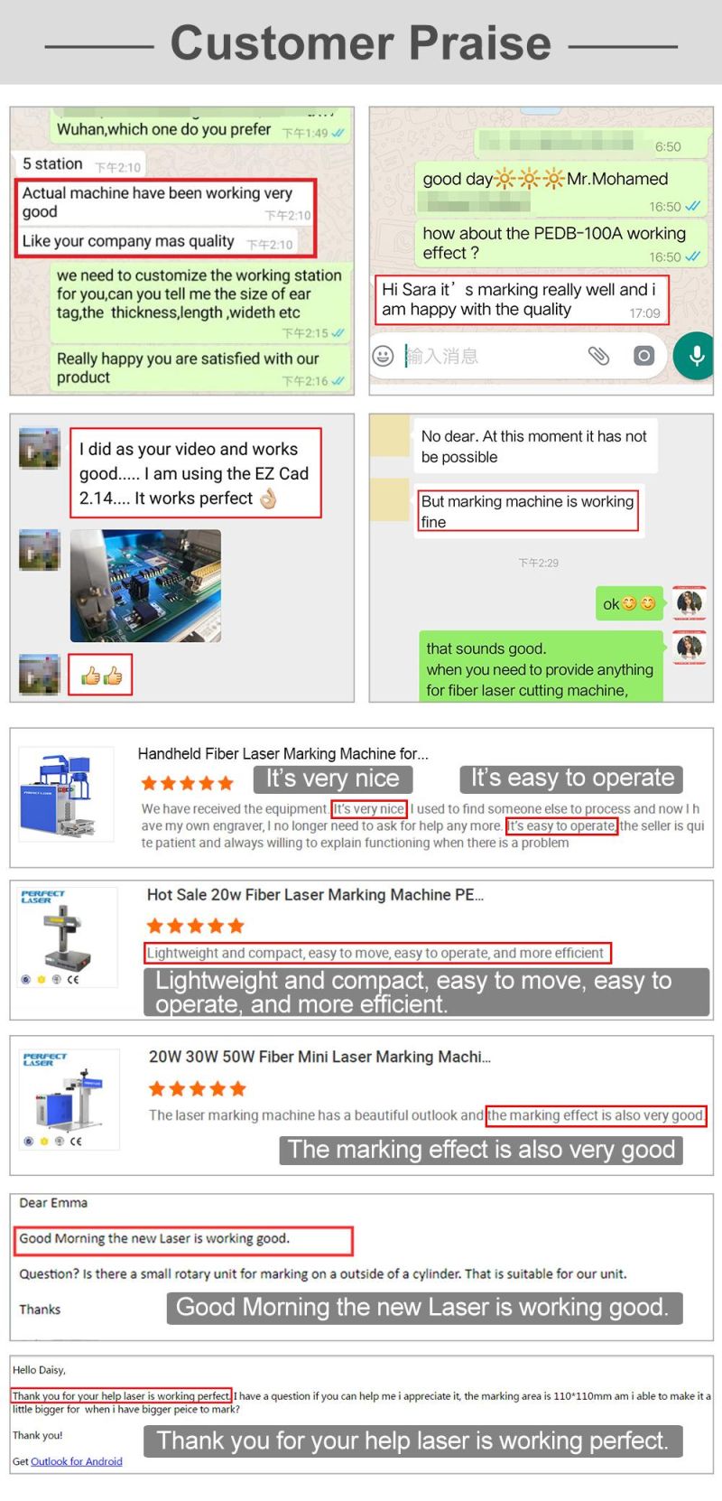 Perfect Laser - Advanced 20W 30W 50W Easy Operate Handheld Laser Marker Metal Engraving Machine