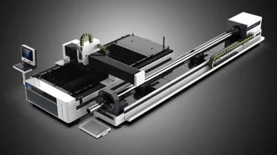 Sheet&Tube Double Function 1000W/2000W/3000W/5000W/6000W Laser Cutting Machine for Stainless Steel Carbon Steel Tube/Sheet