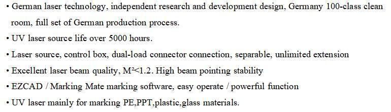 Portable UV Laser Marking Machine 3W 5W 10W