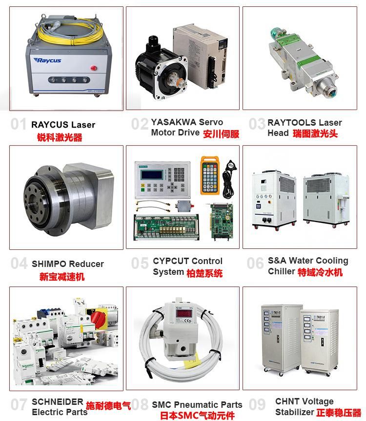 500W/1000W/1kw/2kw/3000W 3015 Ipg/Raycus/Max CNC Cutter Metal/Stainless Steel/Iron/Aluminum/Copper/Ss/Ms Plate Fiber Laser Cutting Machine Price