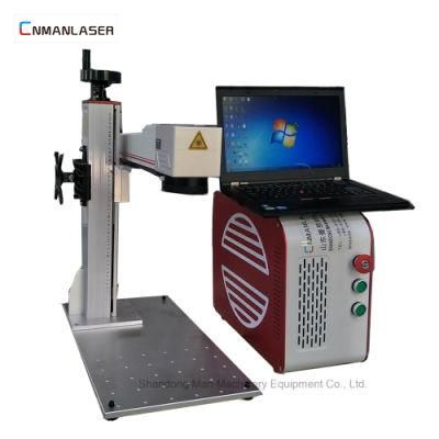 Smart 20W 30W Portable Fiber Laser Marking Machine with Computer
