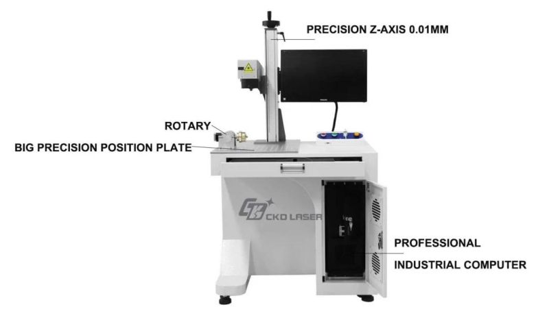 Laser Marking Machine for Fishing Reel Parts Fishing Rod Flashlight