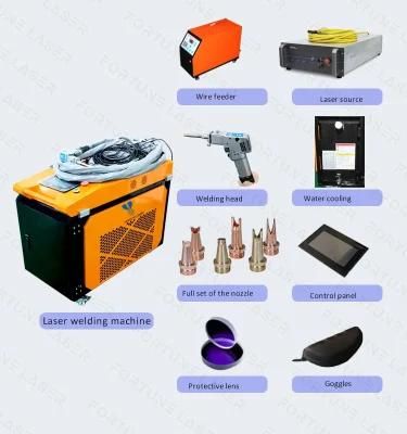1000W 1500W 2000W Handheld Laser Welding Machine for Sale in Paraguay Peru Philippines Poland Portugal