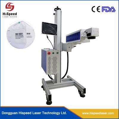 Best Price UV Laser Flying Online Marking Machine Laser Printing Machine Use on Packing Line for Date/ Lot No/ Logo Printing