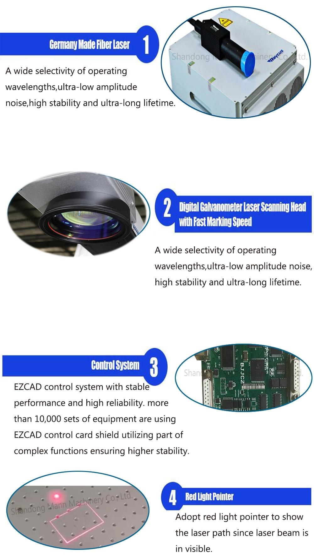 30W Laser Metal Marking Machine Jewelry Fiber Laser Marking Machines