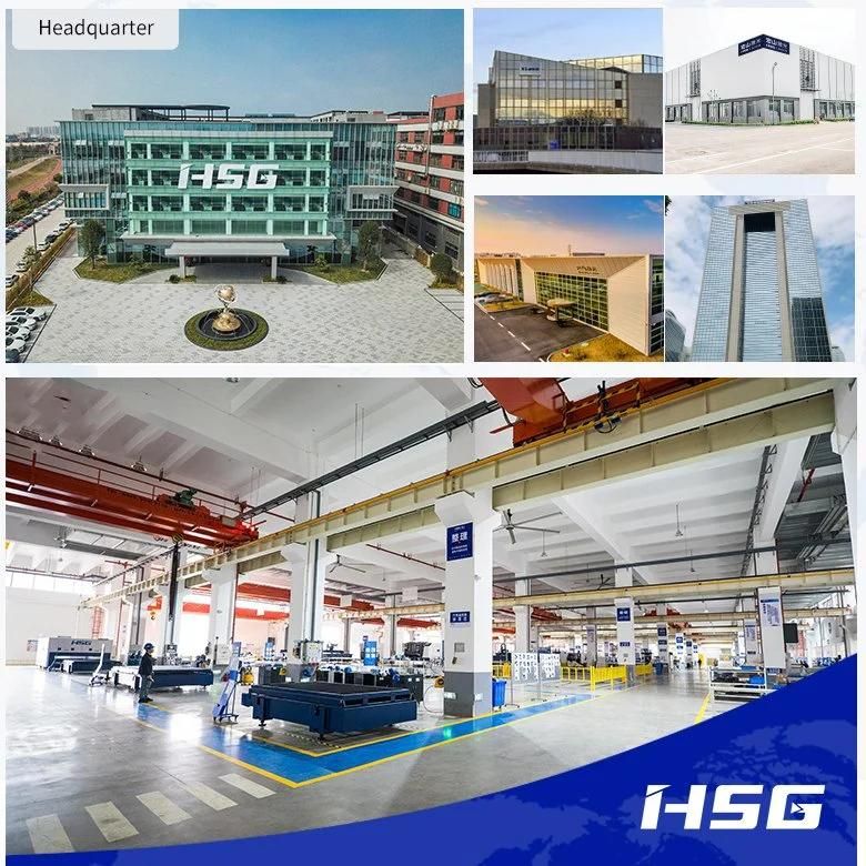 Hsg Ipg 12kw 20kw Fiber Laser Cutting Machine for High Power Cutting Stainless Steel 3000*1500mm Cutting Area Hsg Control System