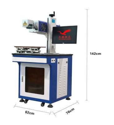 100mmx100mm Acrylic Wood Bamboo Leather Laser CO2 Engraving Machine Made in China
