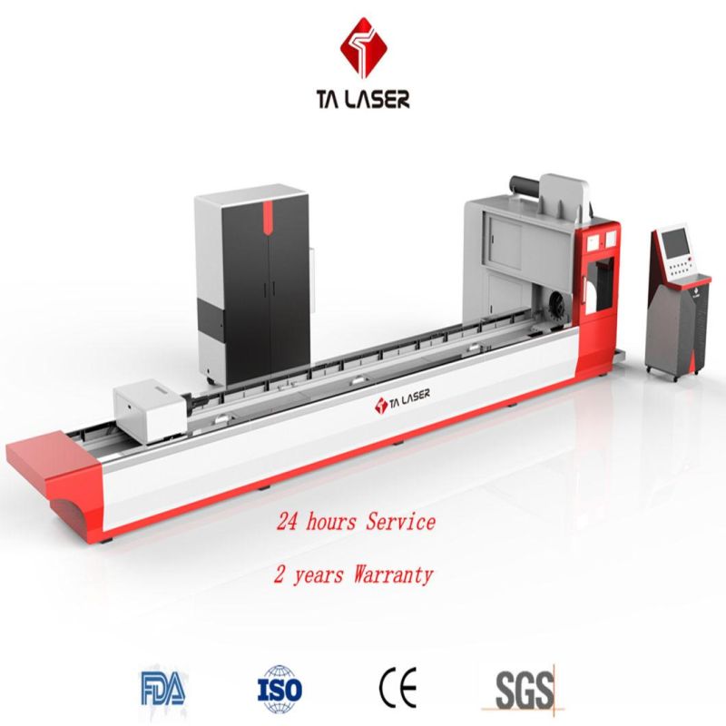 High Quality CNC Metal Steel Pipe and Metal Steel Tube Fiber Laser Cutting Machine