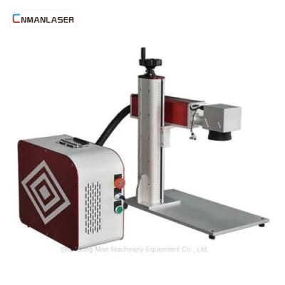 Mini Size Portable Copper Brass Aluminum Fiber Laser Marking Machine